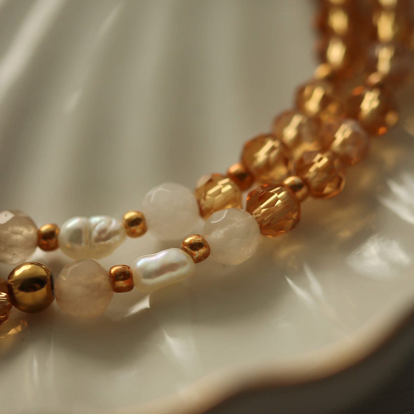 Honey Armband, Glaskristallen
