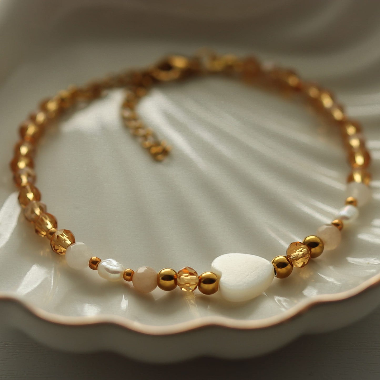 Honey Armband, Glaskristallen