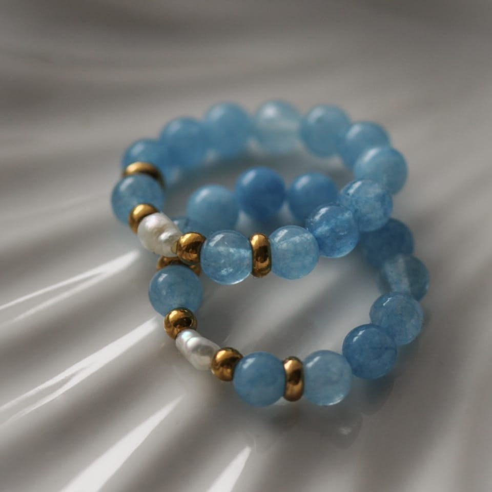 Aurora Ring, Aquamarin