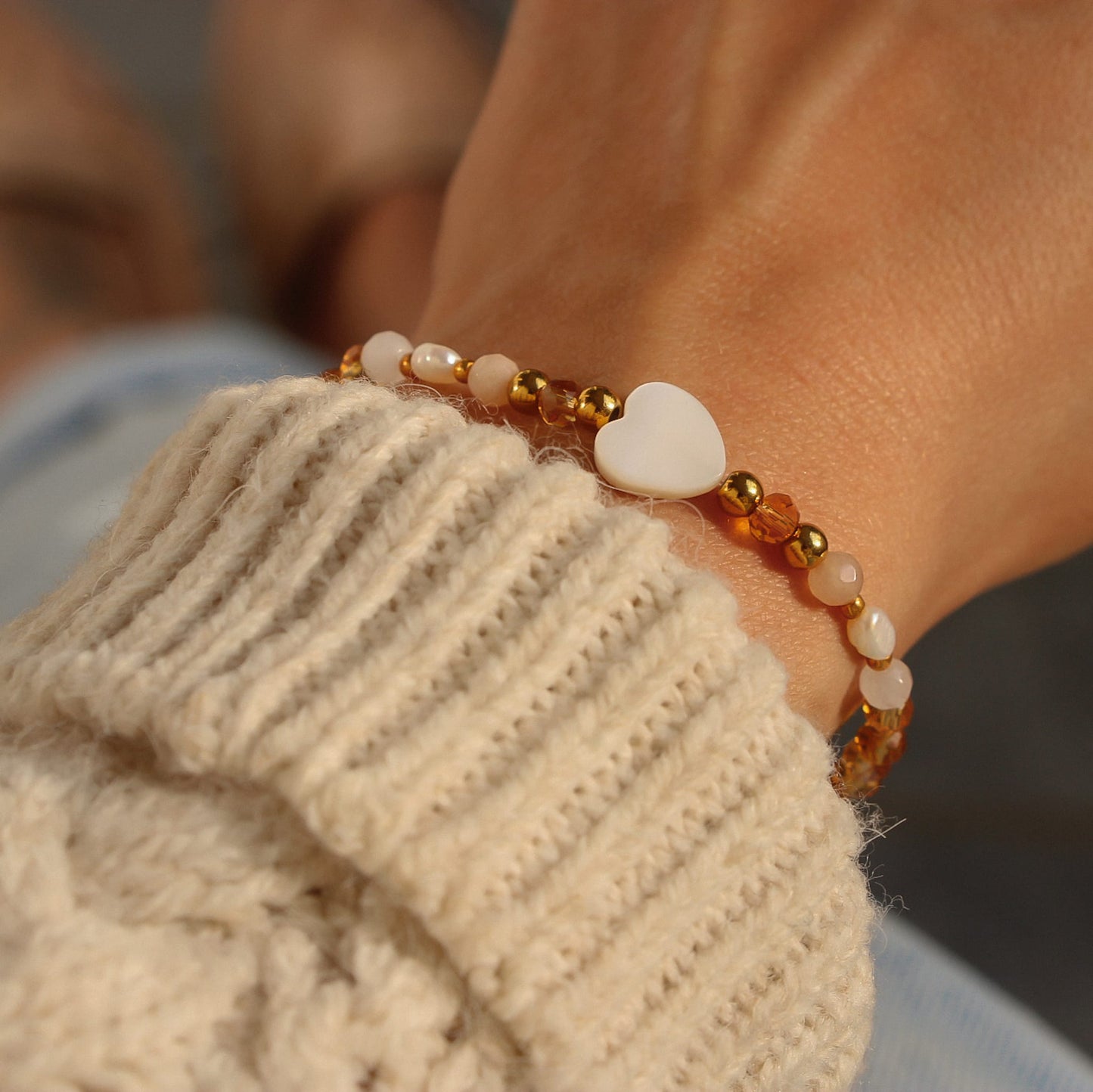 Honey Armband, Glaskristallen