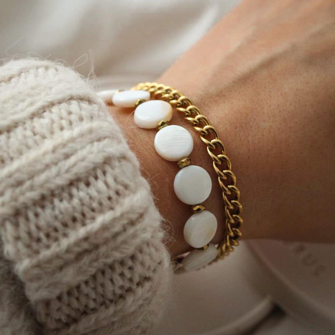 Maronni Vergoldetes Armband