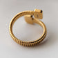 Nina Ring, vergoldeter Edelstahl