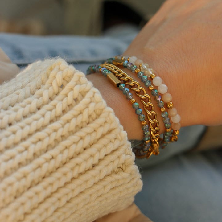 Kely Armband, Glaskristallen