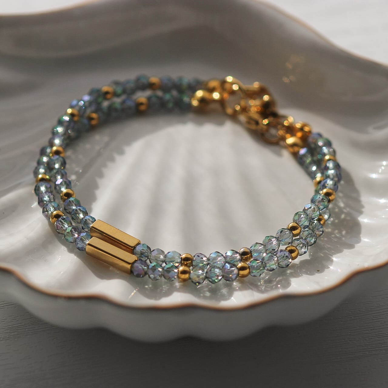 Kely Armband, Glaskristallen