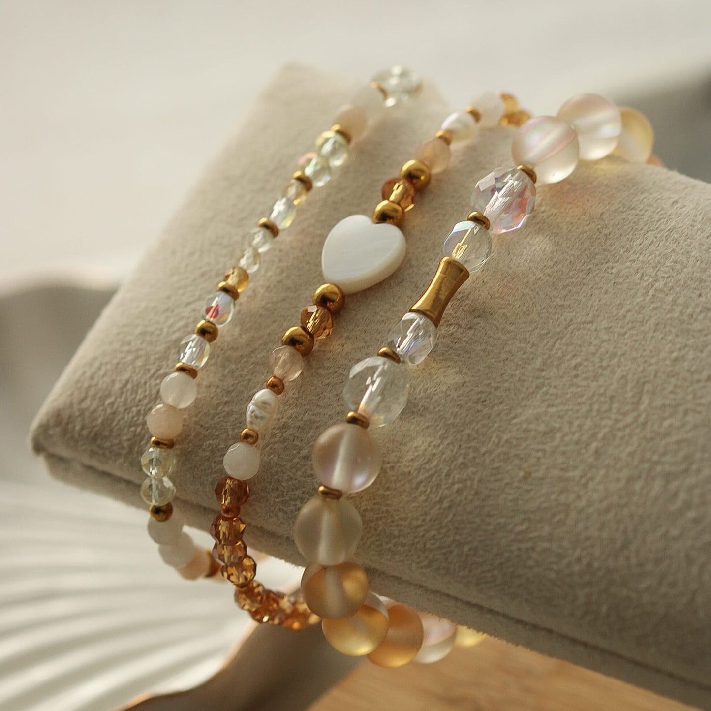 Honey Armband, Glaskristallen