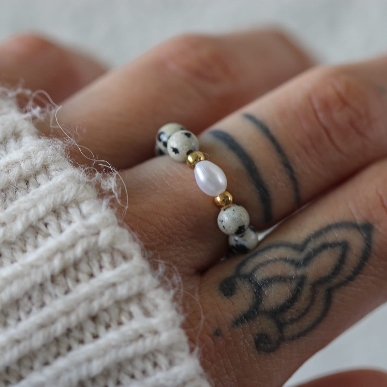 Gloria Ring, Dalmatiner Jaspis
