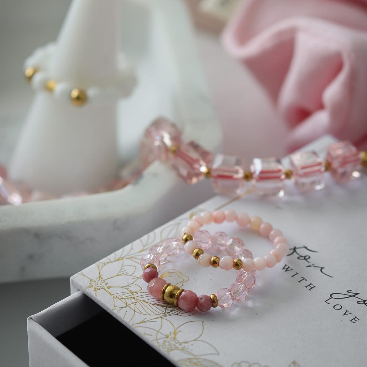 Orfelia Ring, Perlmutt