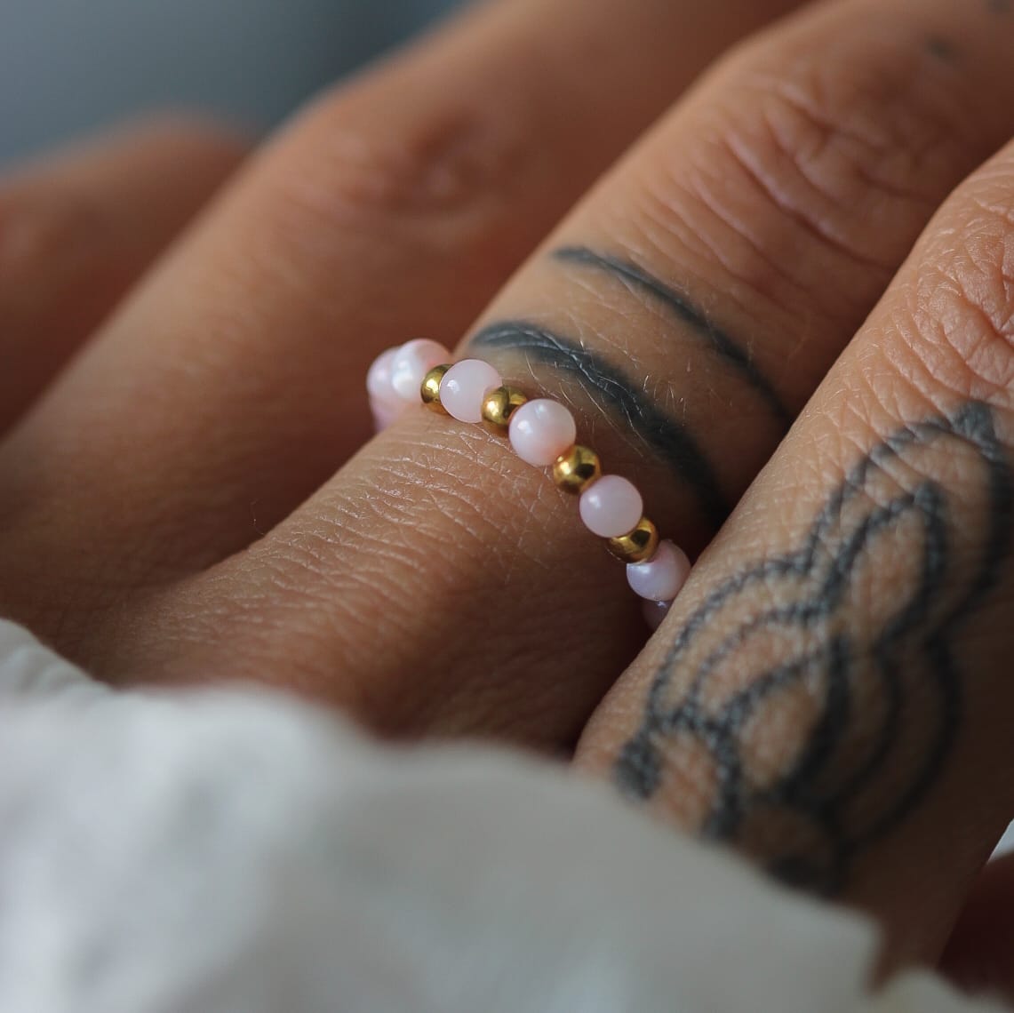 Orfelia Ring, Perlmutt