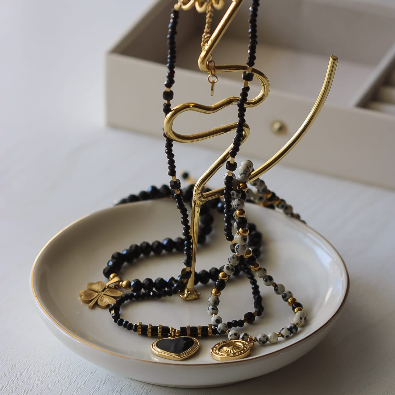 Gaja Halskette, Dalmatiner Jaspis