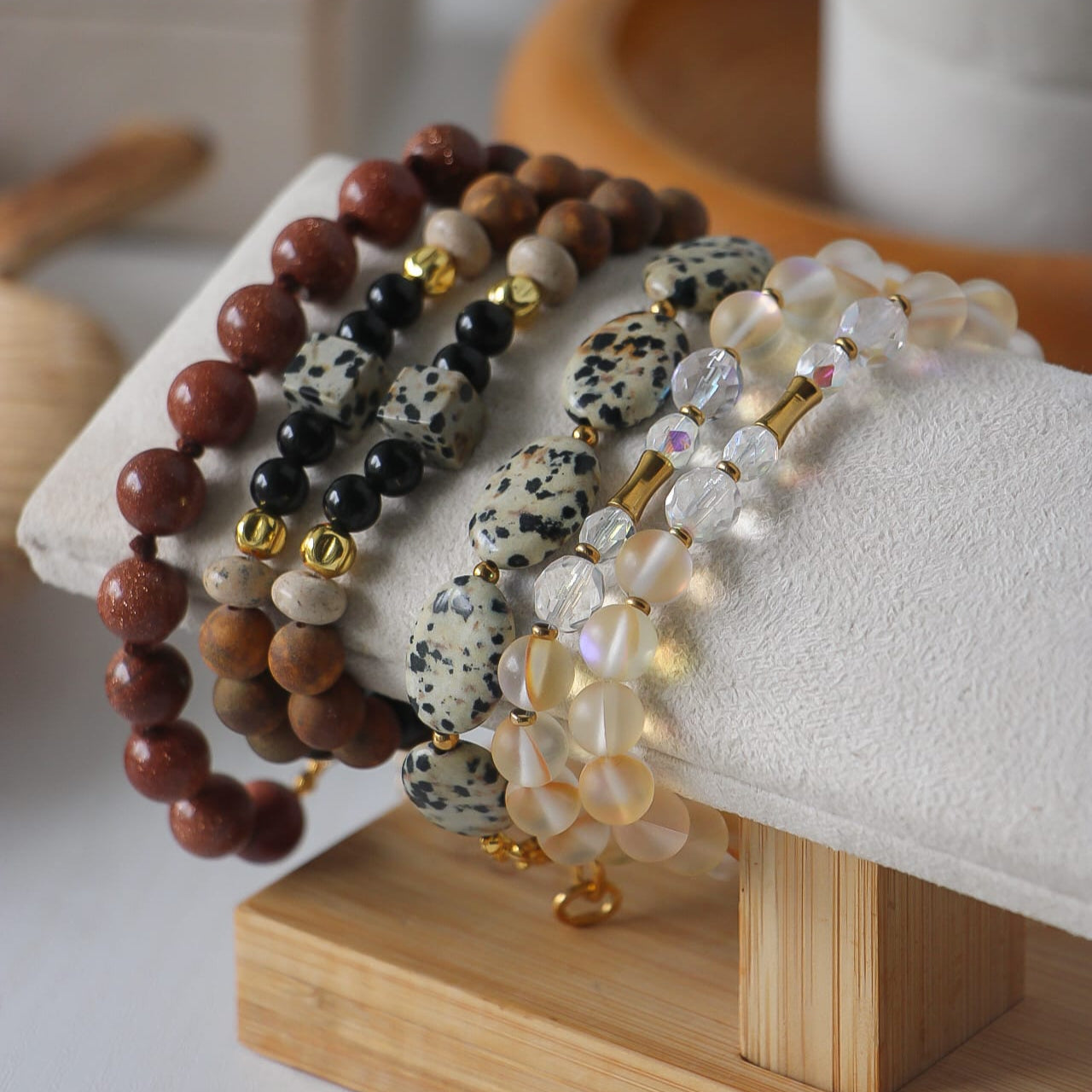 Tula Armband, Dalmatiner Jaspis