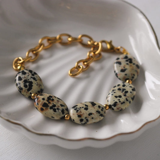 Tula Armband, Dalmatiner Jaspis