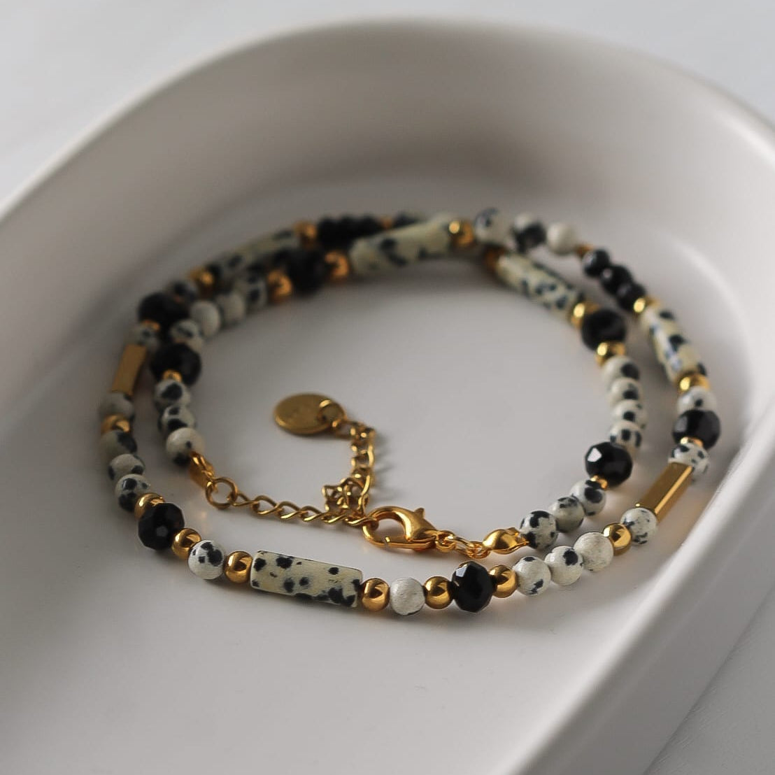 Kaja Halskette, Dalmatiner Jaspis