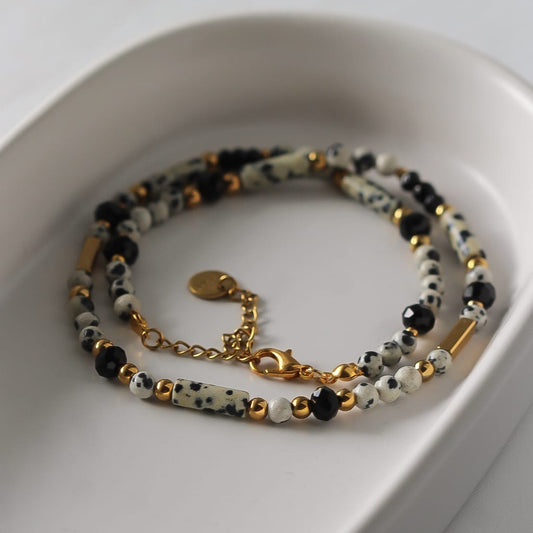 Kaja Halskette, Dalmatiner Jaspis