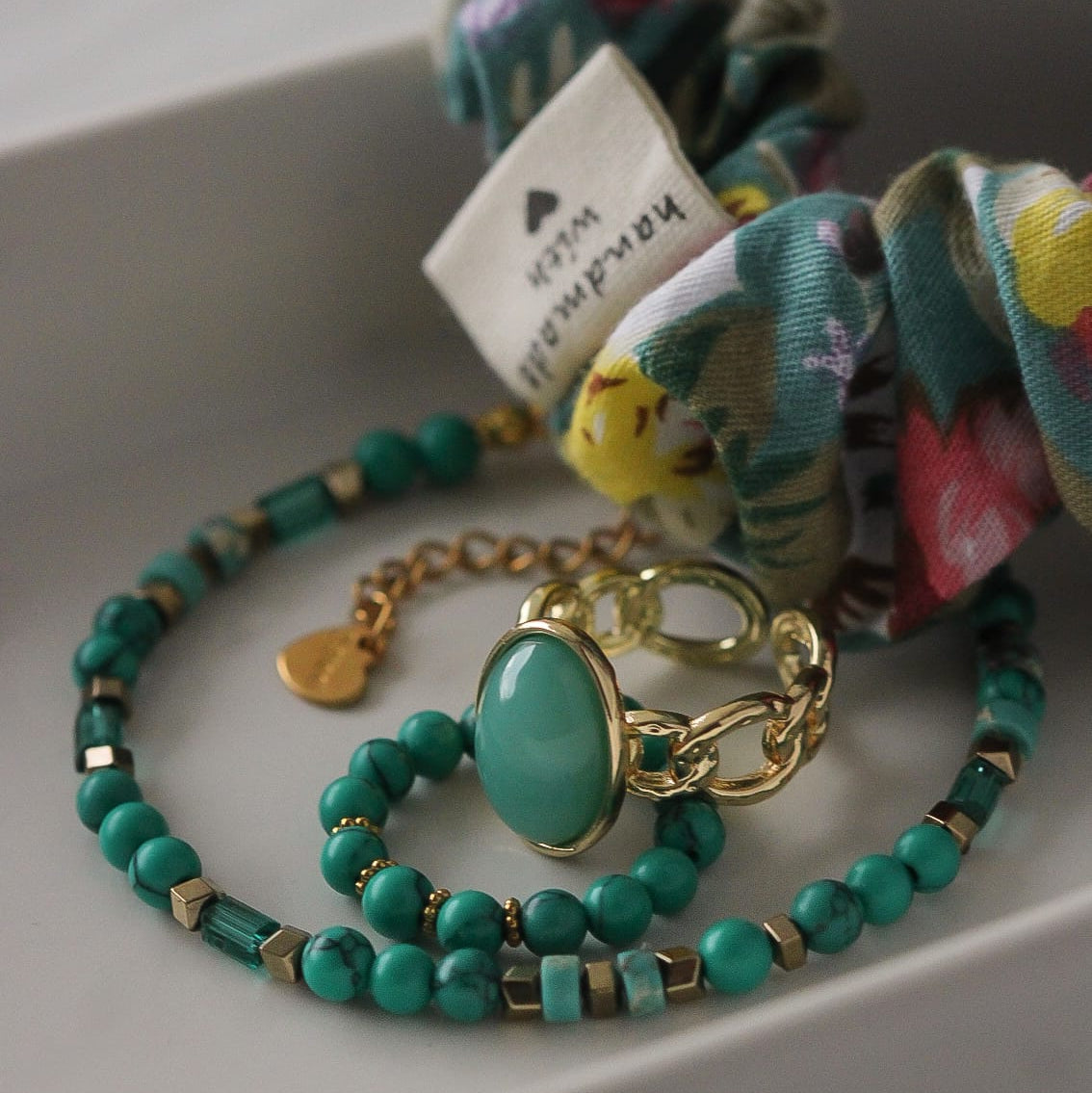 Gini Armband, Türkis