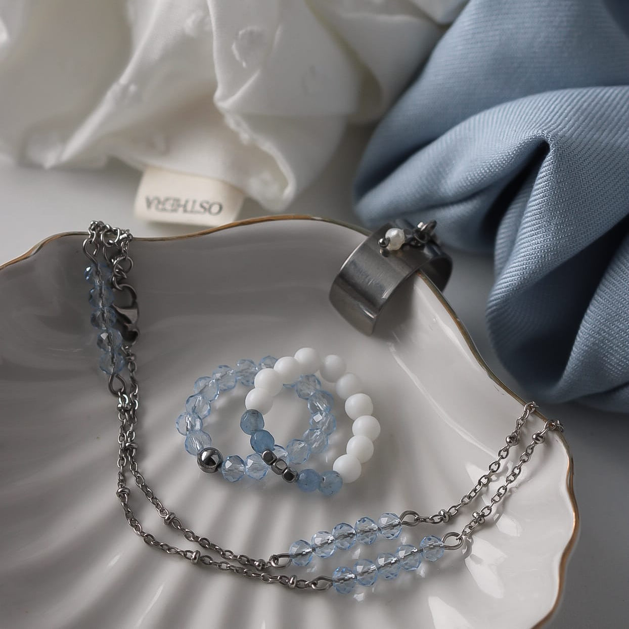 Megan Halskette, Edelstahl