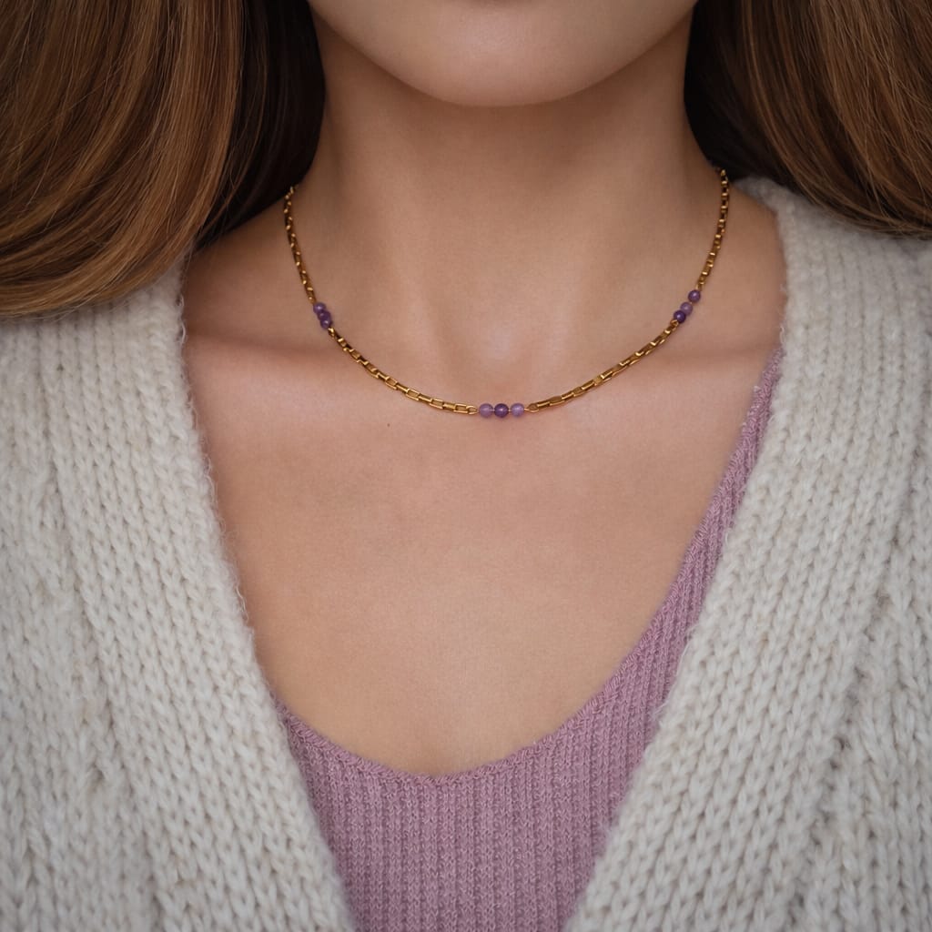 Helena Halskette, Amethyst