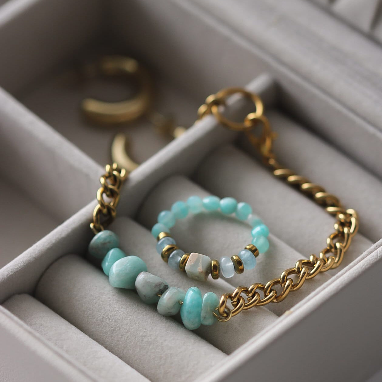 Astoria Armband, Amazonit