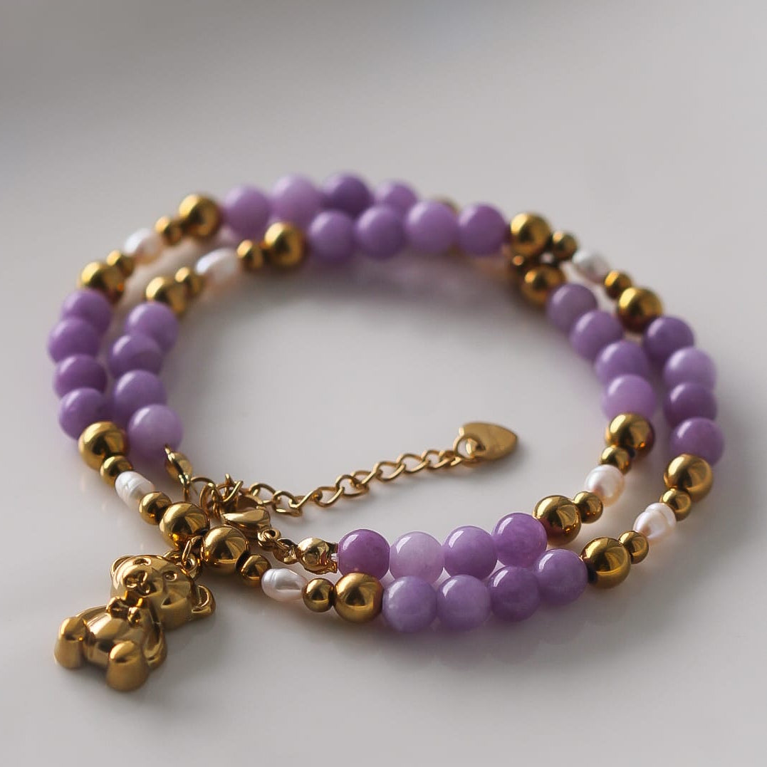 Rachel Halskette, Lepidolith