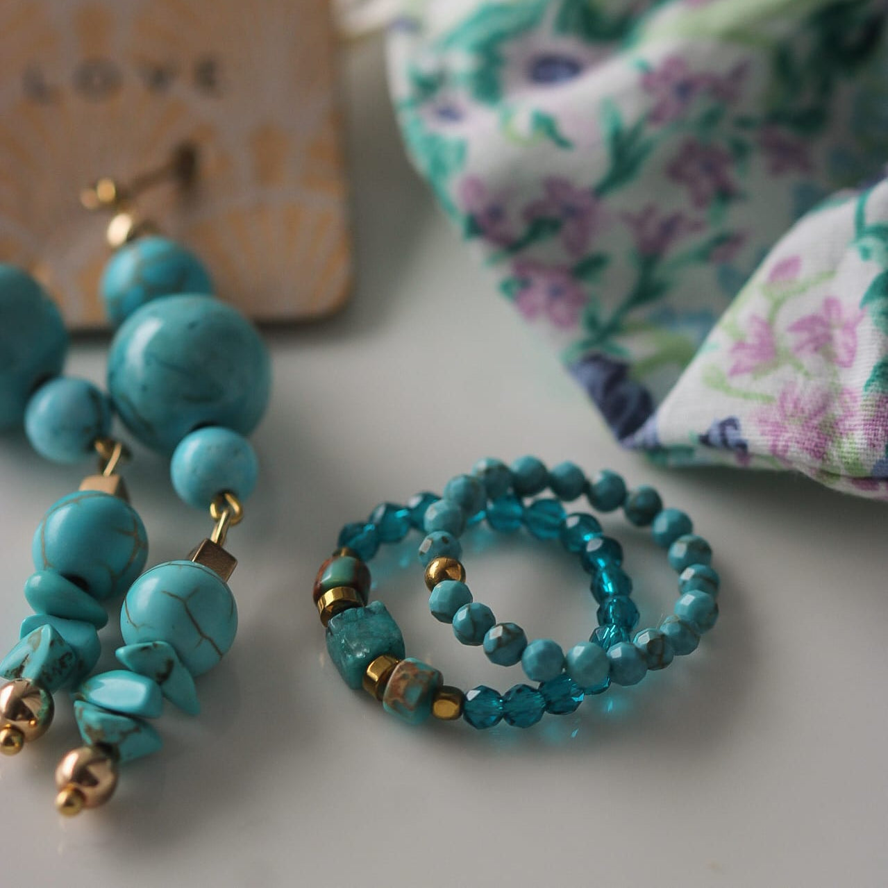 Andora Ring, Türkis