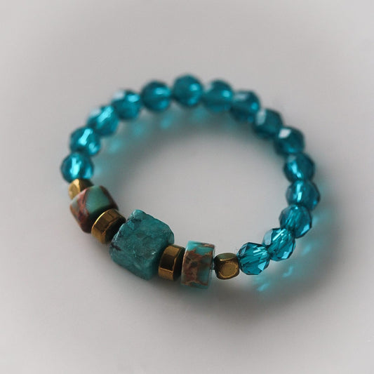 Andora Ring, Türkis