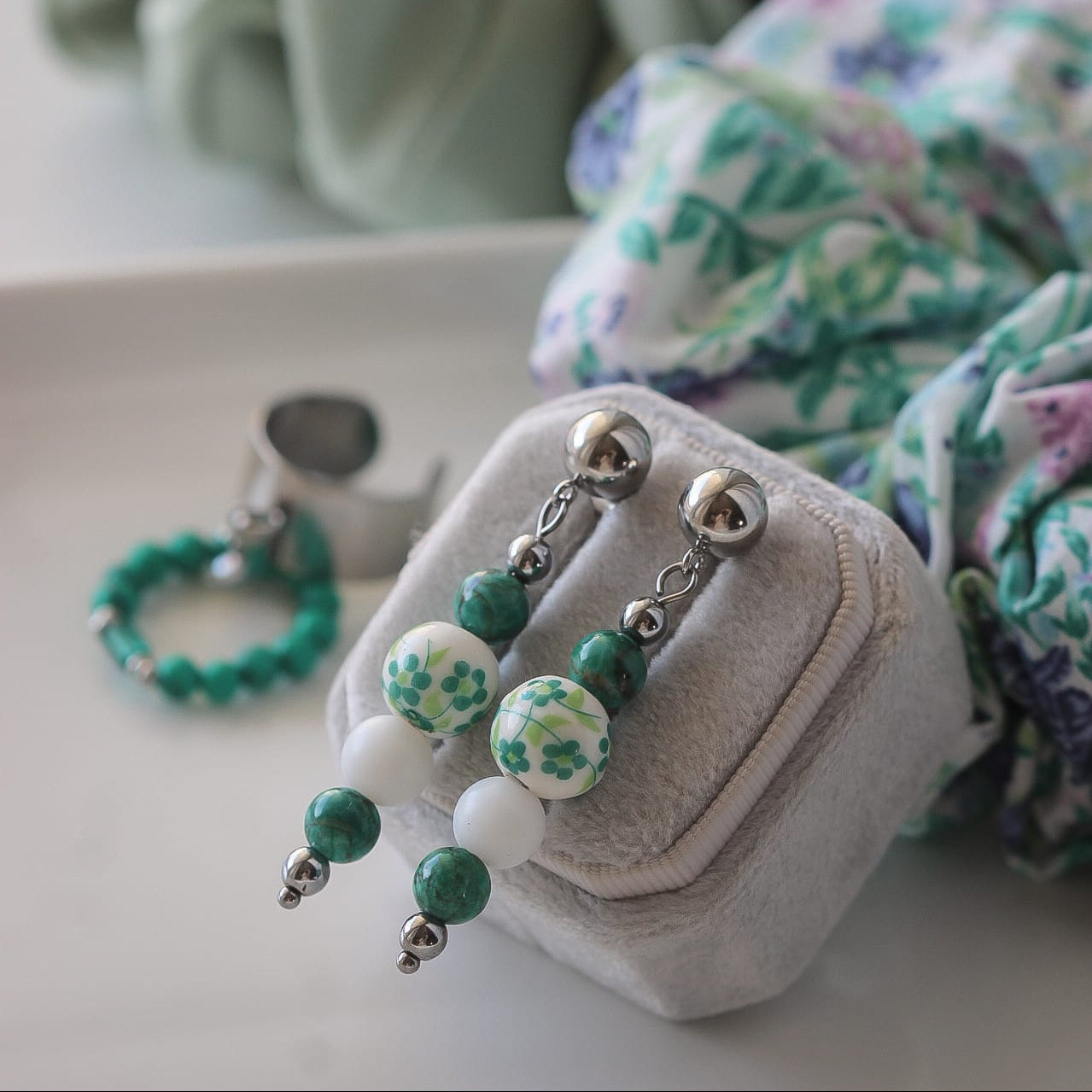 Elvira Ohrringe, Türkis