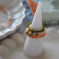 Elena Ring, orange Jade