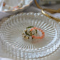 Elena Ring, orange Jade