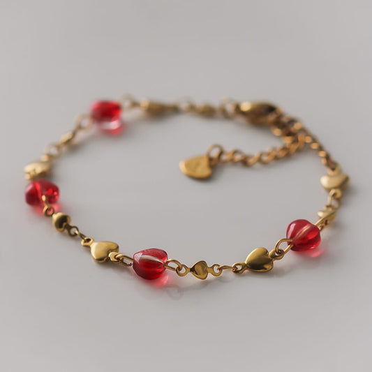 Amore Armband, vergoldeter Edelstahl