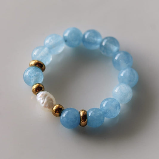 Aurora Ring, Aquamarin