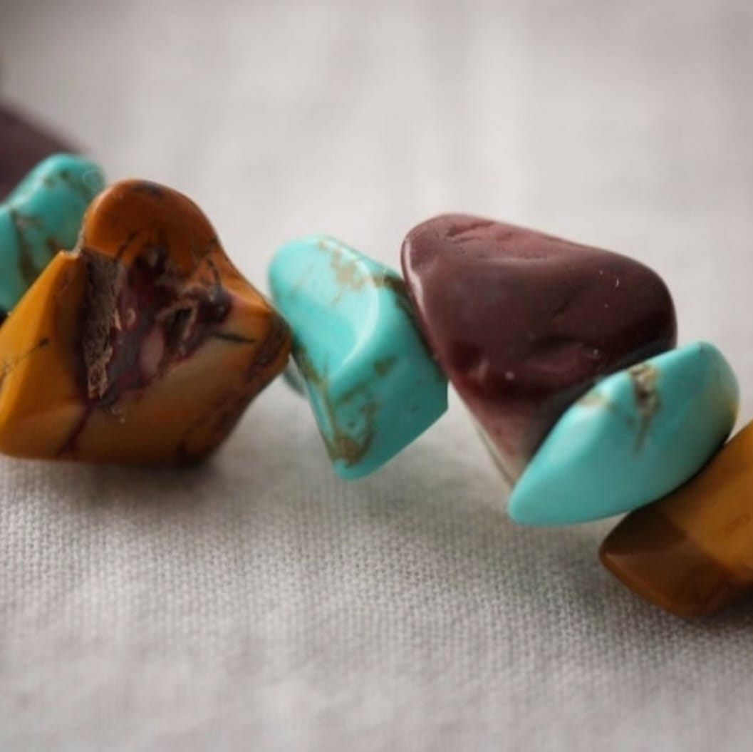 Star Vergoldetes Türkis - Mookait Armband