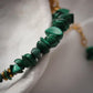 Lebensbaum Armband aus Malachit und Hämatit Steinen