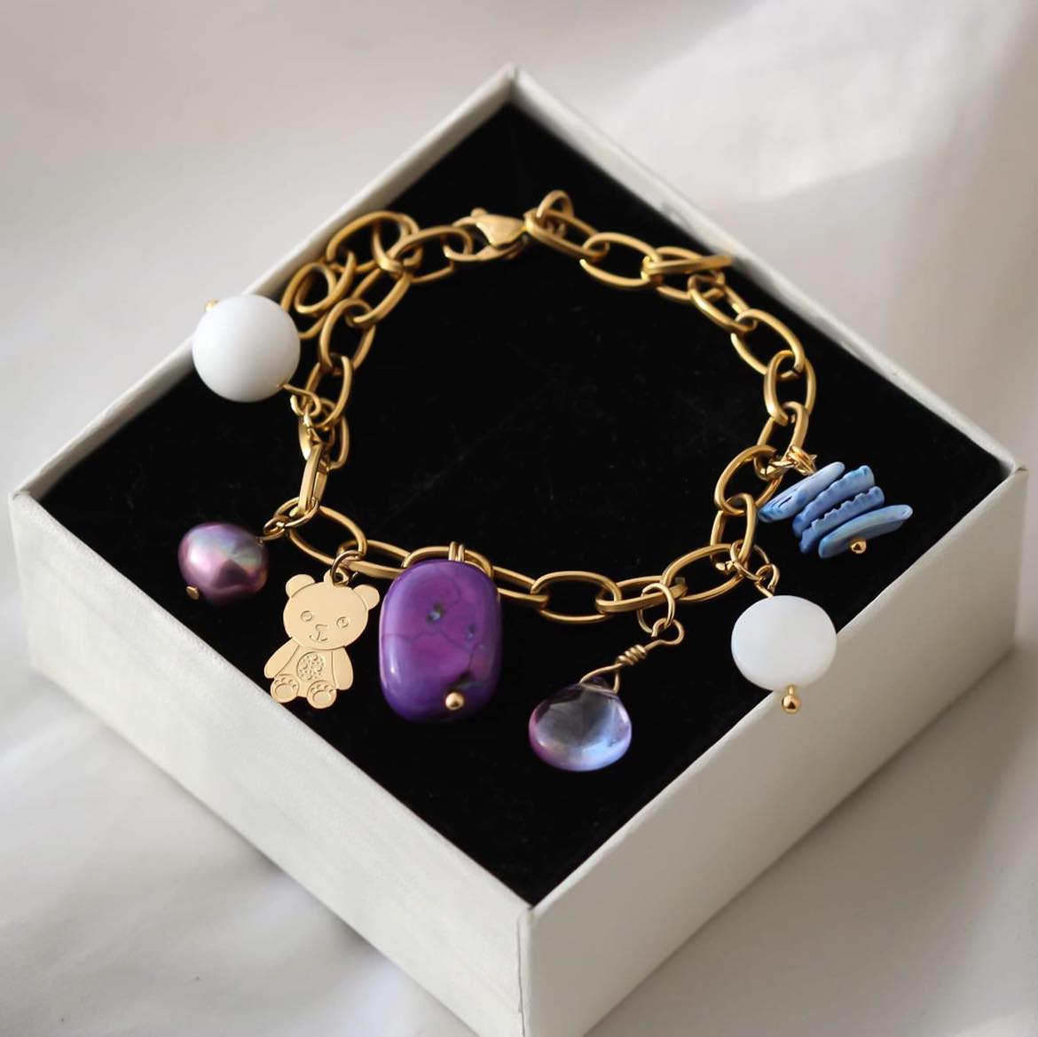 Teddy Armband mit Anhängern