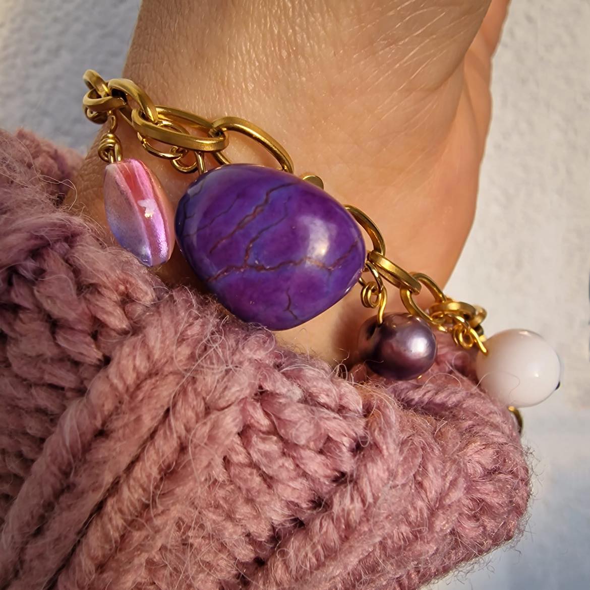 Teddy Armband mit Anhängern