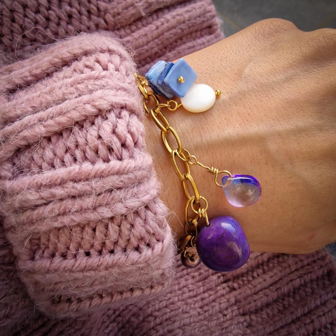 Teddy Armband mit Anhängern