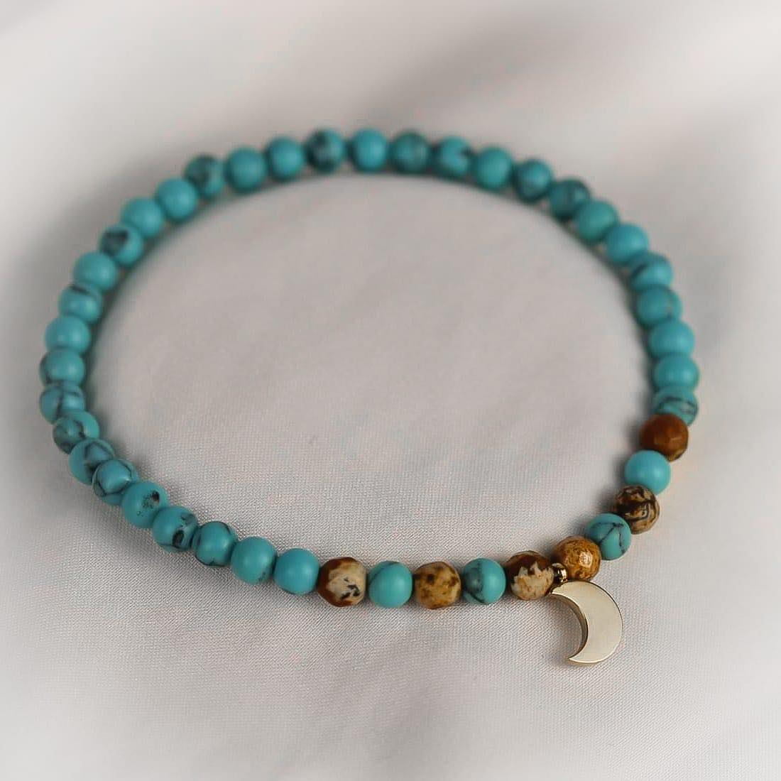 Laguna Armband aus Türkis und Jaspis