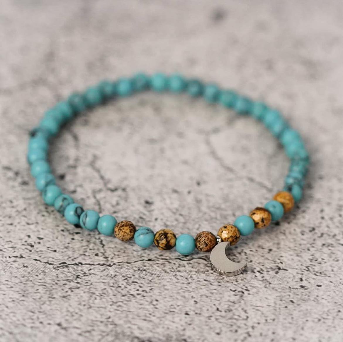 Laguna Armband aus Türkis und Jaspis