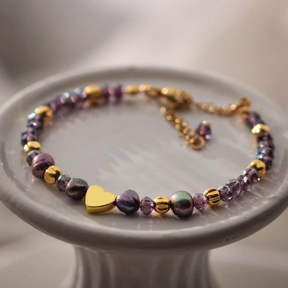 Lily Armband,  Süßwasserperlen