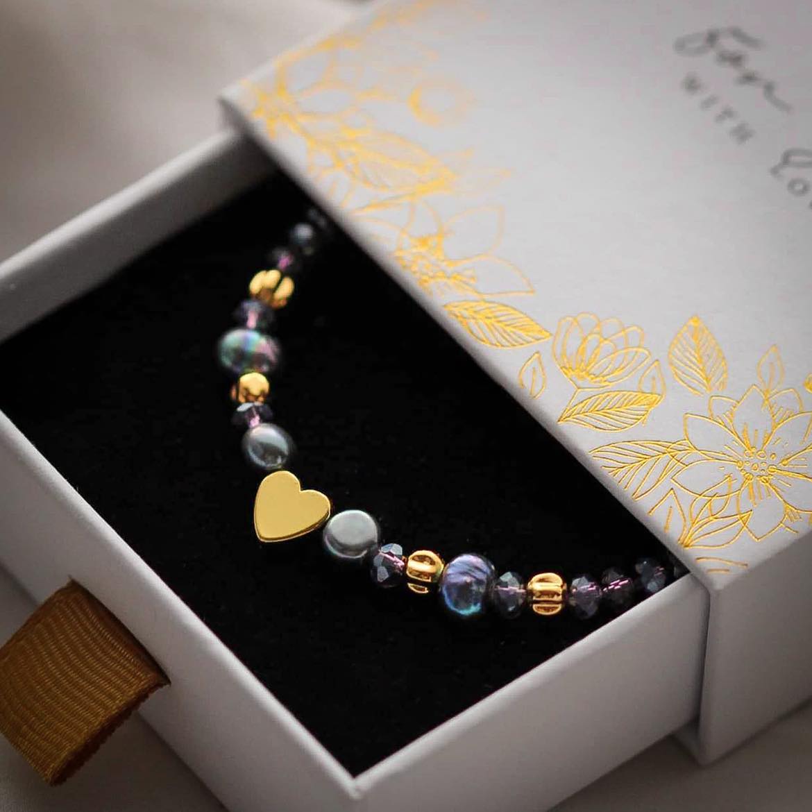 Lily Armband,  Süßwasserperlen